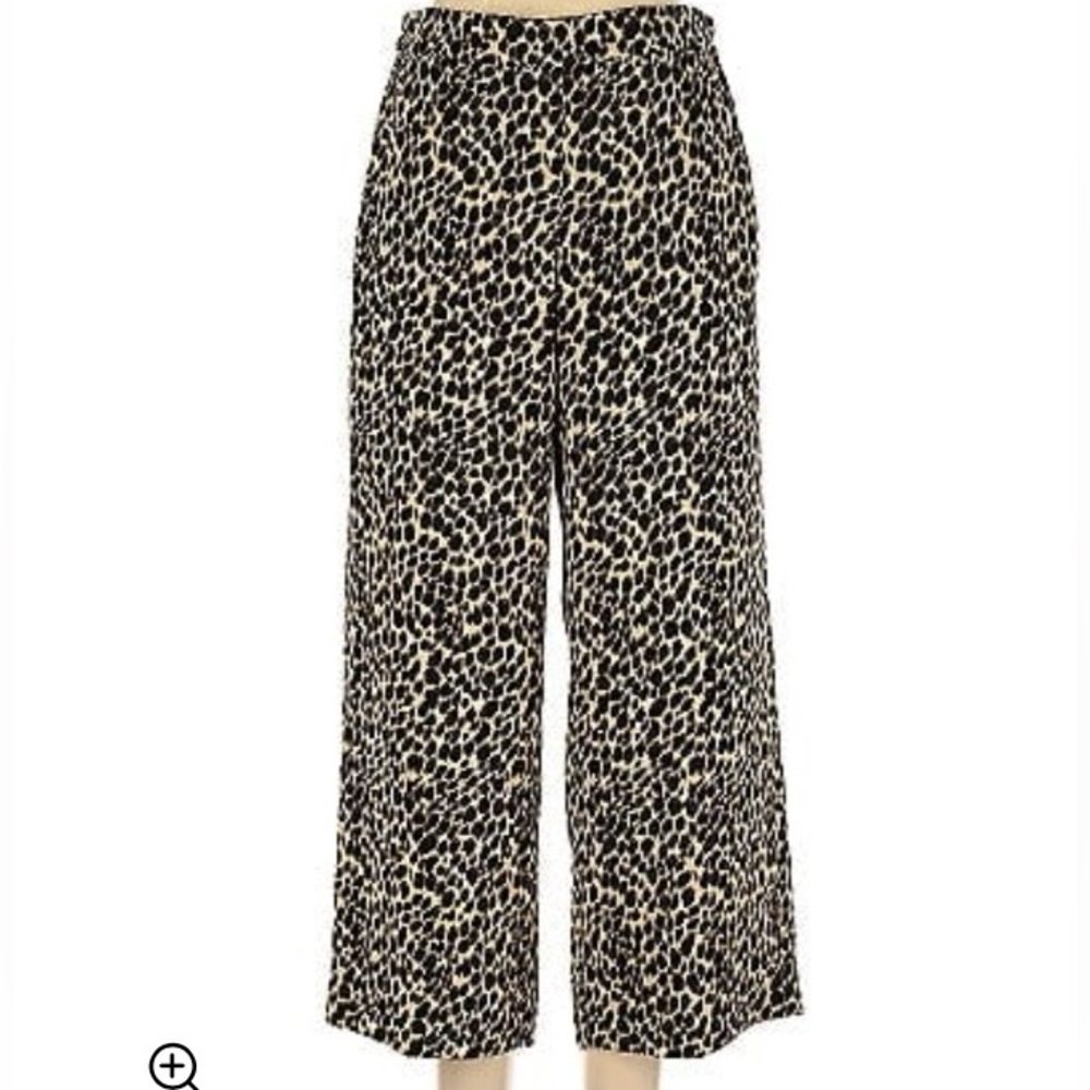 J. Crew Factory Jamie Pant, Leopard Print, 6
